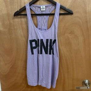 Victoria’s Secret Pink Oversized Purple Tank Top